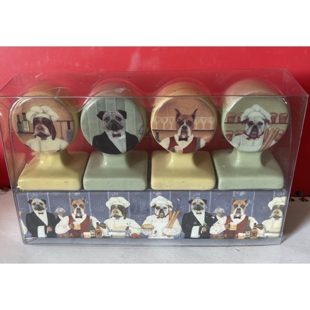 4 Dog Bottle Stoppers 2003 NIP (43)